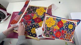 How to embroider a Moroccan Cushion - 2021 August Sew-Along