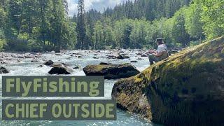 Fly Fishing Western Washington with Jared, Small River Trout!!