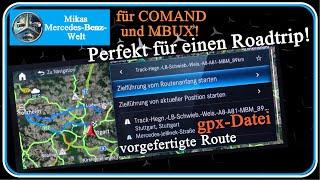 Feste Route im Mercedes-Navi abfahren?! | gpx-Datei | MBUX-Tipps #10 | Mikas Mercedes-Benz-Welt