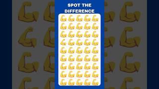 Find the odd emoji! #emojichallenge  #shorts #findthedifference  #games #viral #quiz #emojis