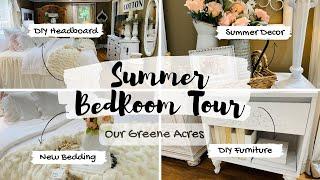 SUMMER BEDROOM TOUR! DIY FURNITURE WALL DECOR & ACCESSORIES