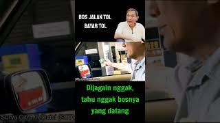 LUCU VIDEO BOS JALAN TOL BAYAR TOL SAAT MASUK GERBANG TOL (JUSUF HAMKA TALK AZIZAH HANUM SCTV)