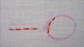 Vorstich Stick-Stich Tutorial