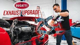 Worlds FIRST BUGATTI Titanium Exhaust Install *LOUDEST VEYRON in the WORLD*