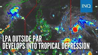 LPA outside PAR develops into tropical depression