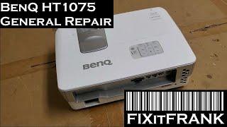 BenQ HT1075 DLP Video Projector Repair - No Light/Overheats