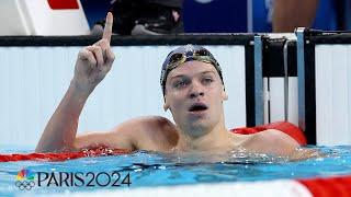 Leon Marchand shows his ELITE class by winning men’s 200m butterfly | Paris Olympics | NBC Sports