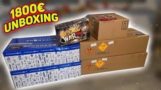 XXL SILVESTER FEUERWERK UNBOXING 2024! 1800€ PYROWEB BESTELLUNG