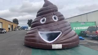 Inflatable Poop Emoji Rental