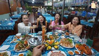 Ăn Đại tiệc Hải Sản Siêu Ngon cùng 2 Mẹ Con Chị Sương Ô Tô Tải ở Biên Hoà Đồng Nai cùng Song Hỷ Vlog