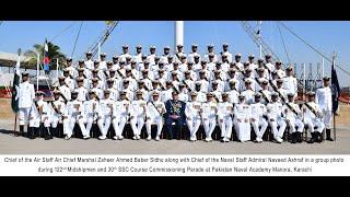 122nd MIDSHIPMEN & 30th SHORT SERVICE COMMISSIONING PARADE HELD AT PAKISTAN NAVAL ACADEMY