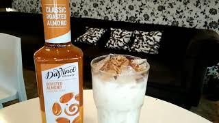 เราเลือกใช้ Roasted Almond syrup DAVINCI มาผสมในเครื่องดื่มของทางร้านนะคะ #BLACKJACKcaffe 