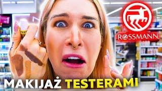  W KOŃCU TO ZROBIŁAM!  CAŁY MAKIJAŻ TESTERAMI W ROSSMANN!  Agnieszka Grzelak Beauty