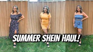 SHEIN SUMMER DRESSES TRY ON HAUL | MIDSIZE FASHION