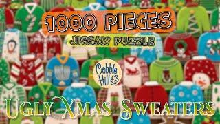 Time Lapse Puzzle Ugly Xmas Sweaters 1000 Pieces | Cobble Hill