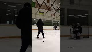 Getting chippy  #hockey #hockeylife #cameraguy #goaliecoach