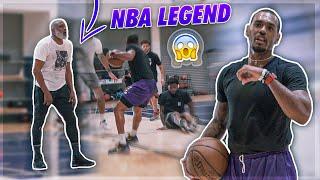 NBA Legend & NBA Pro Battle It Out At The Pro Runs!  | Jordan Lawley Basketball