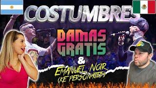 MEXICANOS REACCIONAN a DAMAS GRATIS & EMANUEL NOIR (KE PERSONAJES) - COSTUMBRES