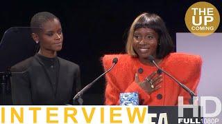 Tamara Lawrance & Letitia Wright Best Joint Lead Performance award speech at BIFA The Silent Twins