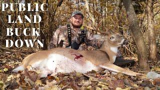 Self Filmed Oklahoma Public Land, Buck Down!