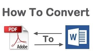 How to Convert PDF to Word File online