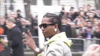 ASAP ROCKY @ Paris Fashion Week 11 march 2025 show Miu Miu