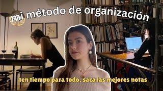 CÓMO ME ORGANIZO para TENER TIEMPO para TODO| MÉTODO DE ESTUDIO, consigue tus OBJETIVOS 