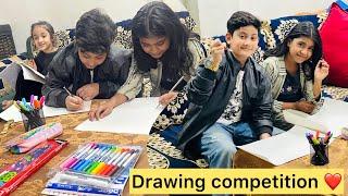 Zidaan vs Ameera drawing chellenge ️ bhopal girls school annual day function vlog ️