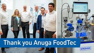 KROHNE at Anuga FoodTec 2024