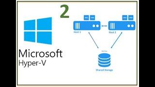 Hyper-V (core) automatic failover and high availability of virtual machines. (Part 2 of 2)