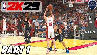 NBA 2K25 My Career Part 1! A STAR IS BORN!