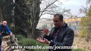 Joe Amaral teaches on location in Jerusalem at the Garden of Gethsemane