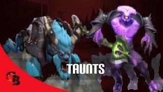 Dota 2: Store - Taunts - Raging Bull: Spirit Breaker / Timeless Classic: Faceless Void