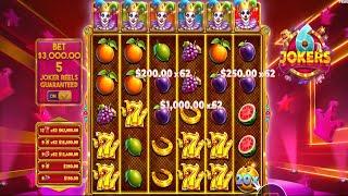 6 JOKERS INSANE BRAND NEW SLOT BY PRAGMATIC NO BONUS BUY HUGE WIN ONLINE CASINO SLOT