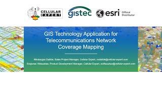 GIS Technology Application for Telecommunications Network Coverage Mapping | gistec Webinar Series