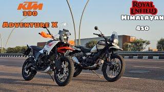 2025 KTM 390 Adventure X vs Royal Enfield Himalayan 450 || Drag Race || Bet Har Gaya Mai