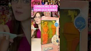 UNBOXING A 40 YEAR OLD BARBIE DOLL? Vintage Twirly Curls Barbie doll from 1982