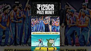 Prize Money For Indian Team 