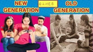 GAMES || THEN  VS NOW || CHARU DIXIT ||