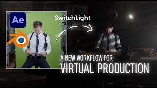 Greenscreen Compositing with Switchlight and Blender #compositing #greenscreen #blender #b3d