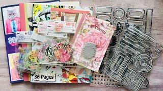 Amazon Craft Supply Haul! Collage papers, Collage Books, Vintage Stickers, Stamp sets, & Die Cuts!