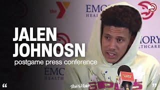 Hawks vs. Heat Postgame Press Conference: Jalen Johnson