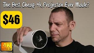 The Best Cheap 4K Projector Money Can Buy HY300M Review ITS INSANELY GOOD!!! #TEMU