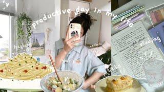 productive day in my life ྀི study vlog / what i eat in a day / aesthetic vlog 𓂃 ࣪˖