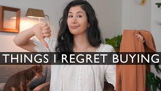 Things I Regret Buying & What They've Taught Me About My Style