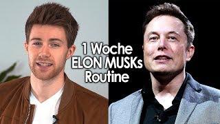 1 Woche leben wie ELON MUSK | Selbstexperiment