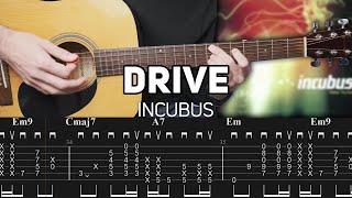 Incubus - Drive (Guitar lesson with TAB)