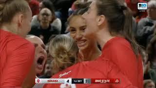 [Full Game] Indiana vs Ohio State Nov 24, 2024 | Women's College Volleyball - NCAA  volleybal