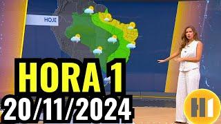 PREVISÃO DO TEMPO - HORA 1  - 20/11/2024 / QUARTA-FEIRA