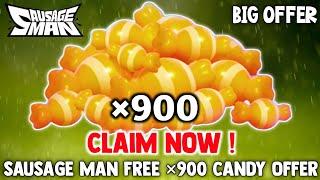 SAUSAGE MAN FREE CANDY | HOW TO GET FREE ×900 CANDY FROM SAUSAGE MAN | GET FREE CANDY SAUSAGE MAN